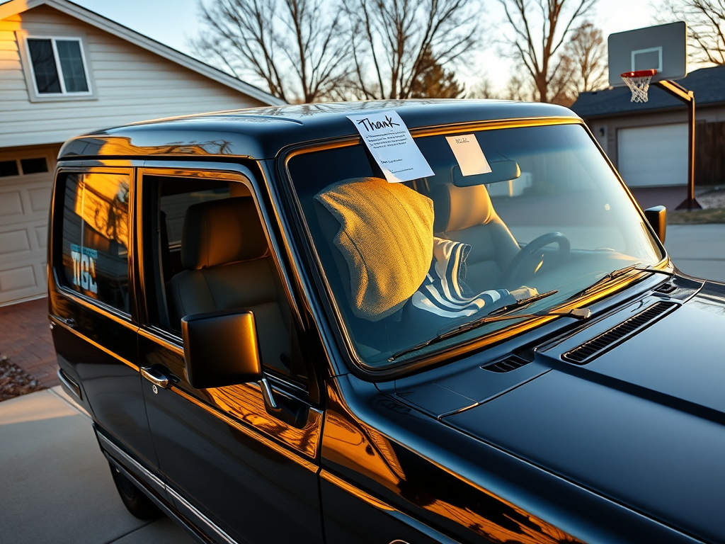Restored 1996 Toyota Land Cruiser parked in quiet tribute, symbolizing Shaquille O’Neal’s gesture to honor Kobe Bryant’s legacy through memory, restoration, and familial connection.