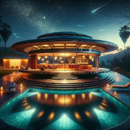 Jackie Gleason’s UFO-shaped Florida mansion, listed for $5.5 million, blends retro luxury with paranormal flair.